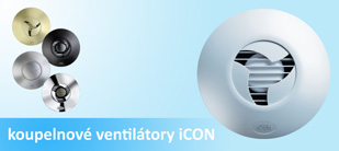 ICON - koupelnové ventilátory